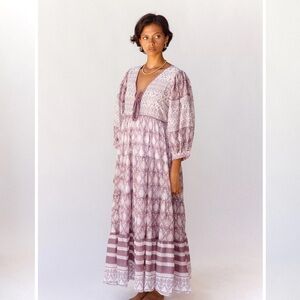 NWT Daughters of India Purple Maxi Dress